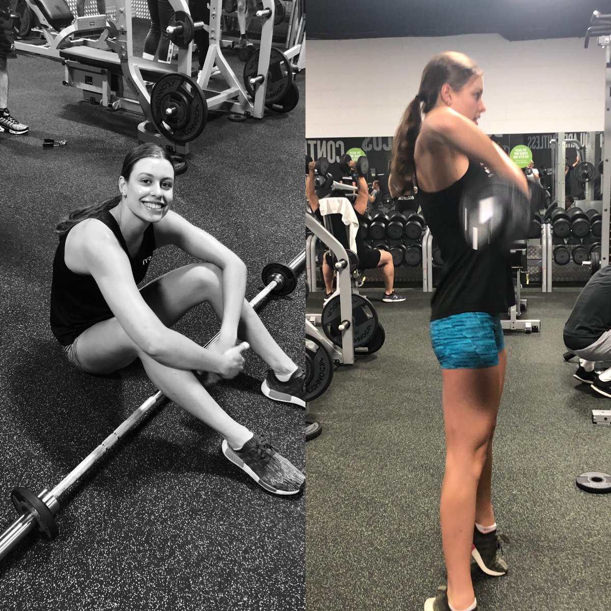 winchpenguins's tweet photo. Kayla @kayla_vdmerwe working hard in the gym and moving up to the 1.25kg weights today #gettingmassive #tokyo2020 #power #gains https://t.co/CYAJNOv3eT