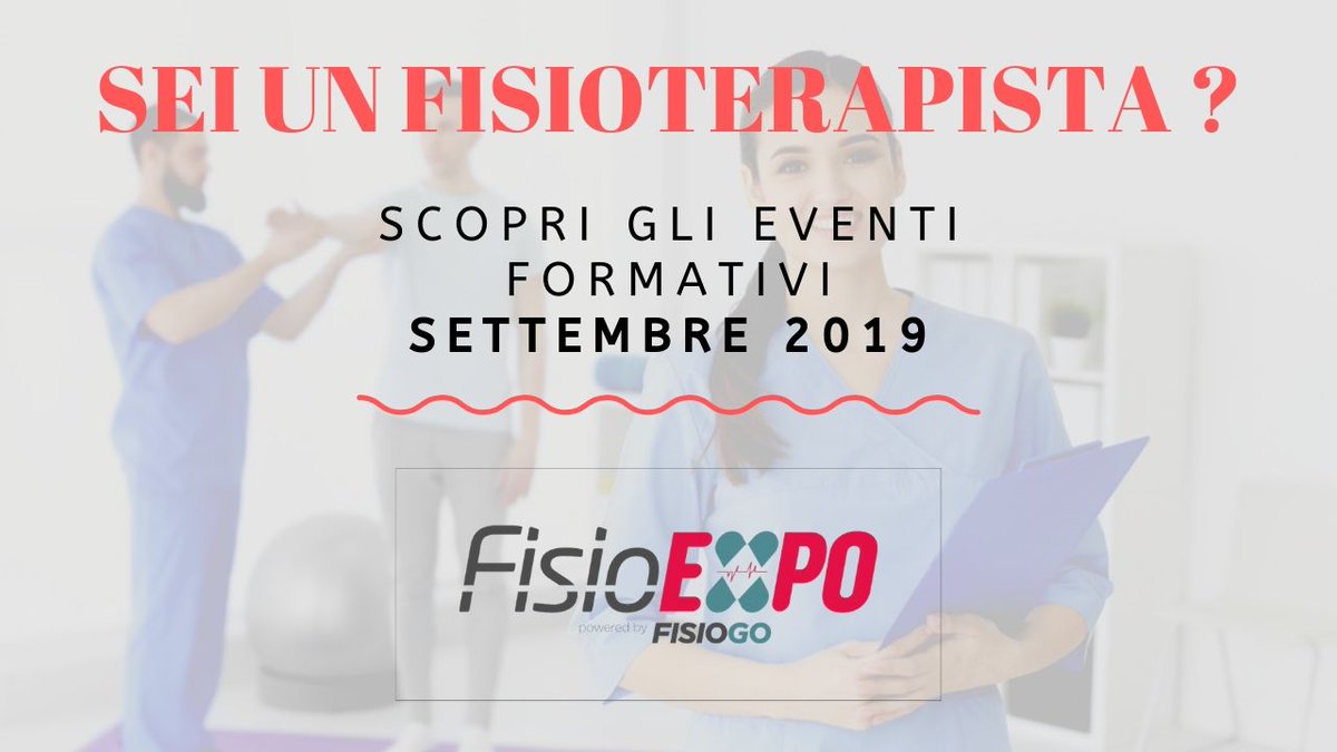 FisioExpo's tweet photo. 🔴 SEI UN #FISIOTERAPISTA ? Scopri i corsi Formativi che si svolgeranno nel mese di settembre FisioExpo -->

https://t.co/oZhUfzo0xU

#Fisioterapia #Riabilitazione #FisioGoItalia #Fisioterapisti #medicaldevices #fisioexpo #formazione #ecm #formazionefisioterapia https://t.co/Kl7DixYr0M