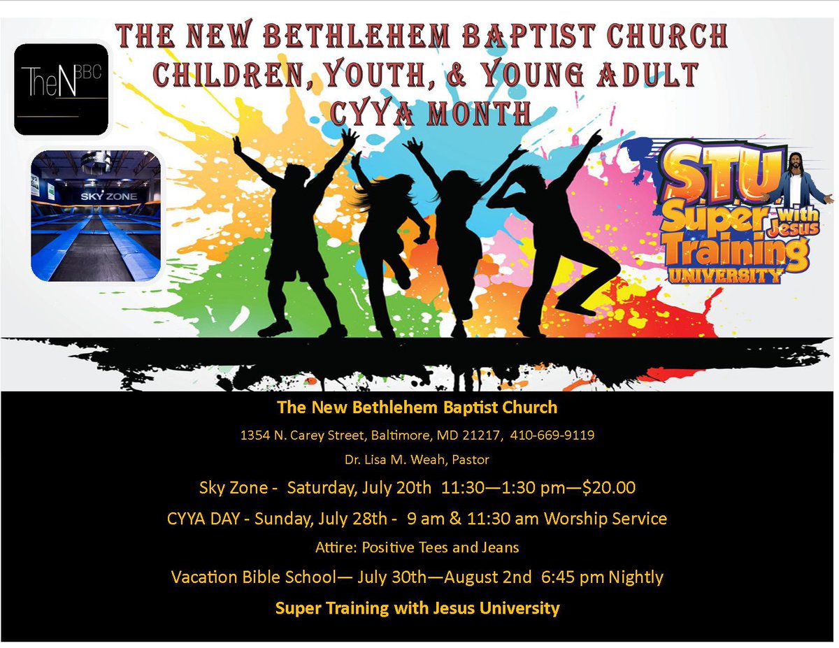 NewBethlehemMD's tweet photo. Check out what’s going on in August at NBBC https://t.co/TUNBKjrqK2