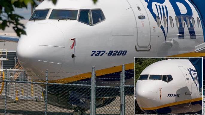 ServiceRyanair's tweet image. Seamus has been out this morning "re-branding" some of our aircraft to alleviate people's fears. #SafetyFirst