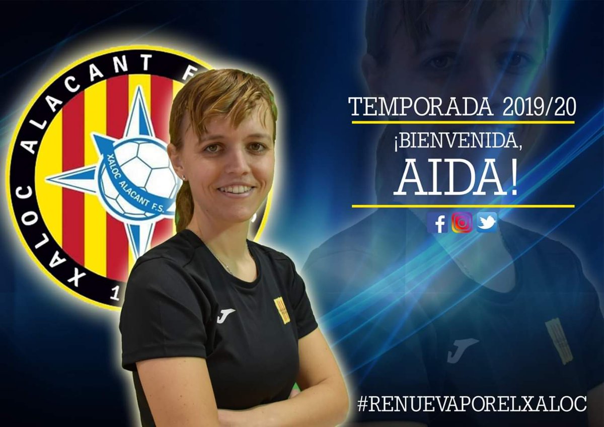 XalocAlacant's tweet photo. Toñi no estará sola, Aída Coves sigue con nosotras una temporada más, así que la portería será un fortín 💪💪
¡Grande, Aída! https://t.co/zGm5MbApzV