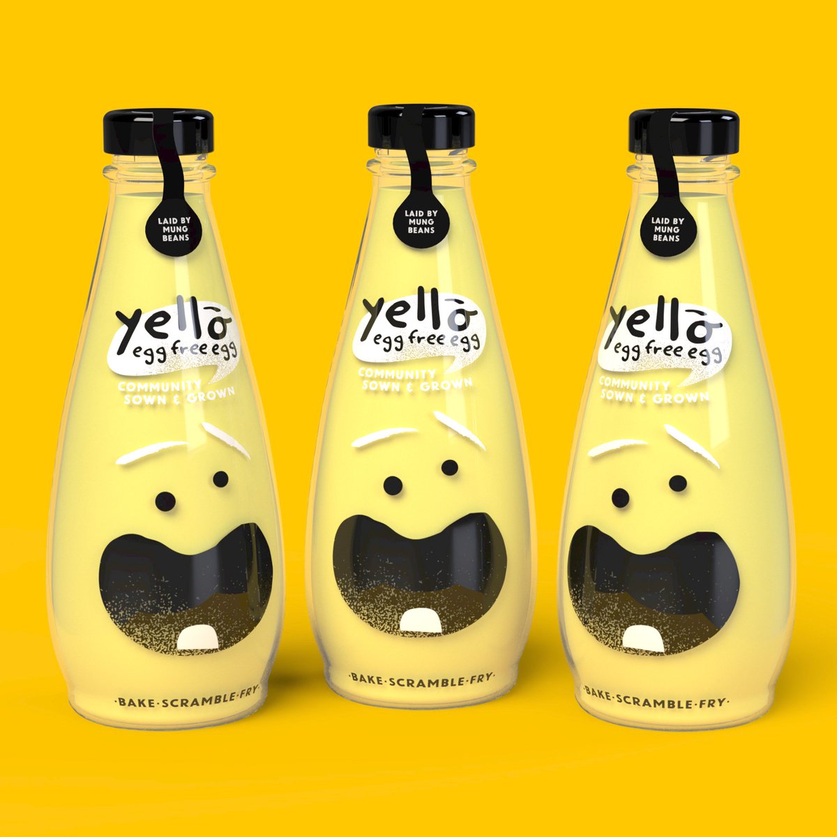apecreative's tweet photo. Say hello to Yello - our challenger brand that makes omelettes without breaking any eggs. If it did exist, we believe it would fly in the vegan egg market. Go on, have a read: https://t.co/IK4g9JcXYX #vegan #eggs #challengerbrands #branding #design https://t.co/8Ud6ilvPdE