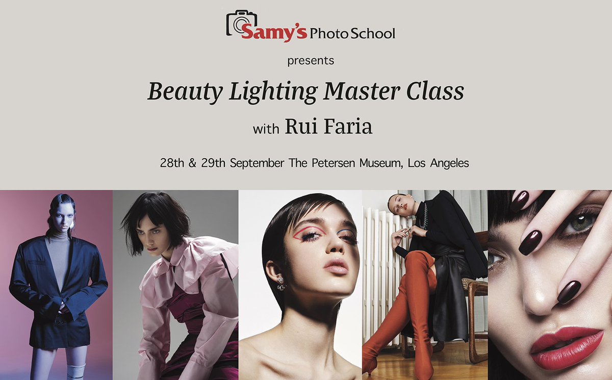 Join our editor @Ruicik on the 28th &amp; 29th of September for his beauty lighting master class in Los Angeles <a href="/Petersen_Museum/">Petersen Museum</a> event organised by <a href="/samys_camera/">Samy's Camera</a> spaces are still available, book yours now.!  us.leica-camera.com/World-of-Leica…