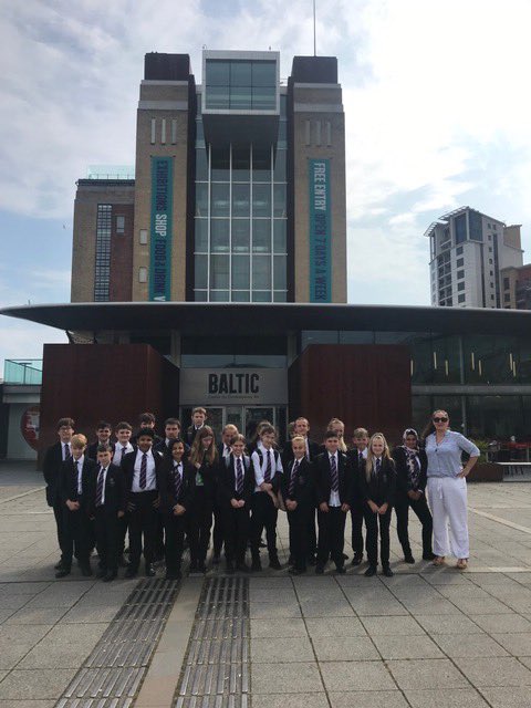 Belmont_School's tweet photo. Working on our Exploring the Art of Words project @BalticCentre @balticmill #newcastle #projectweek19 https://t.co/pahDxQsQAN