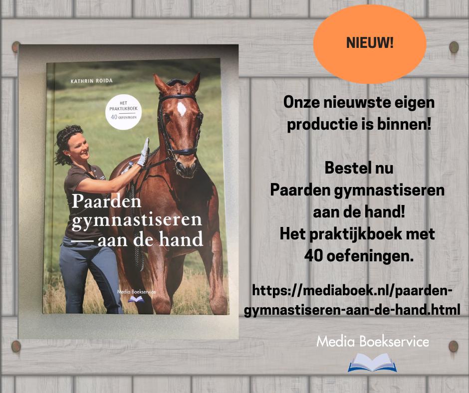 Mediaboek's tweet photo. Nieuw #paardenboek: Paarden gymnastiseren aan de hand. Praktijkboek met 40 oefeningen! Bestel hem nu: https://t.co/zqQ1lglp7l #boek #paarden https://t.co/TlrempFO8t