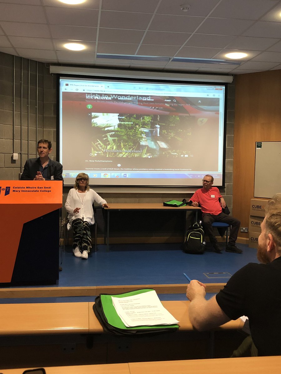 DrSarahGilligan's tweet photo. And we’re off. It’s time for #EUPOP2019 @MICLimerick in association with @IntellectBooks. Remember to pop by the stall over the course of the conference for discounted books and journals &amp; to chat about your publishing ideas. https://t.co/vCZPCKzlrH