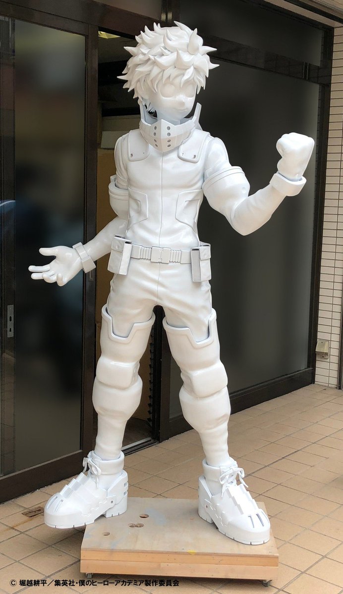 この姿、この大迫力！ 『 #緑谷出久 』オリジナル等身大フィギュア製作