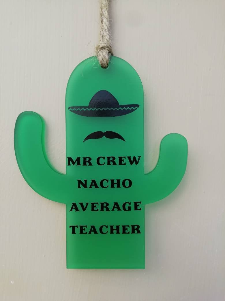 JulesHandmade's tweet photo. Excited to share the latest addition to my #etsy shop: Teacher Gift. Personalised "Nacho Average Teacher" Cactus. Thank You Gift. Gift Wrapped. End Of Year Gift. Male Teacher, Unisex. https://t.co/N2K91aDXId #juleshandmadegifts #teachergift #teachingassistant #teach https://t.co/rfTjdnNR5z