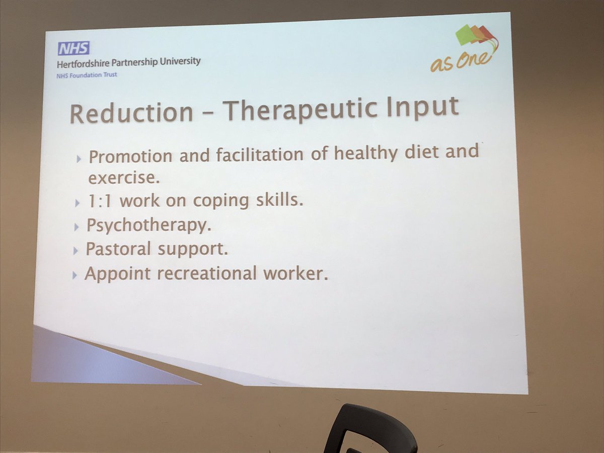 FranPerkinsOT's tweet photo. Great to think about therapeutic ways to reduce restrictive practice from the point of view of Steve (OT on Dove ward) 👍🏻 #reducingrestrictivepractice #learningdisabilities #occupationaltherapy @fionaottaylor https://t.co/Lwzlx9x30u