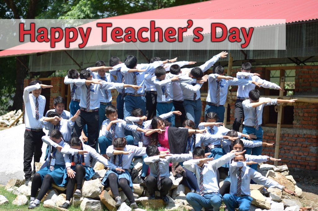 Teach4Nepal's tweet image. “Teachers can change lives with just right mix of chalk and challenges.”
Happy Teachers Day from all of us here at Teach For Nepal. 
#TFNFellowship2020 #TeachForNepal #ApplicationOpen
#HappyTeachersDay