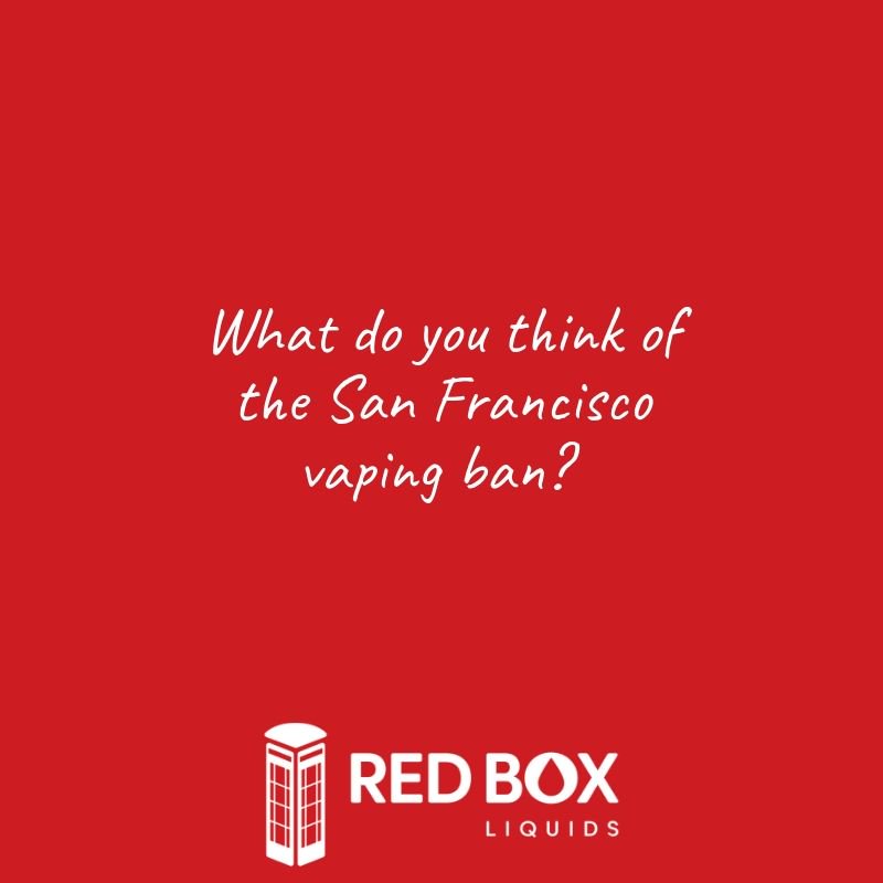 A HOT topic at the moment in the vaping industry! 🗣️ We would love to know what you think of the recent legislation that has hit San Francisco! Let us know in the comments below 👇 #vape #ecig