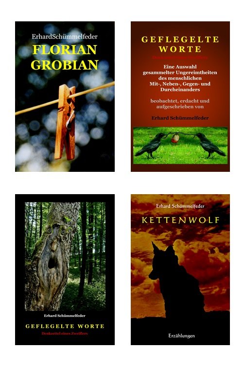 "Florian Grobian" - eine Sommergeschichte u.a. Werke als Taschenbücher.