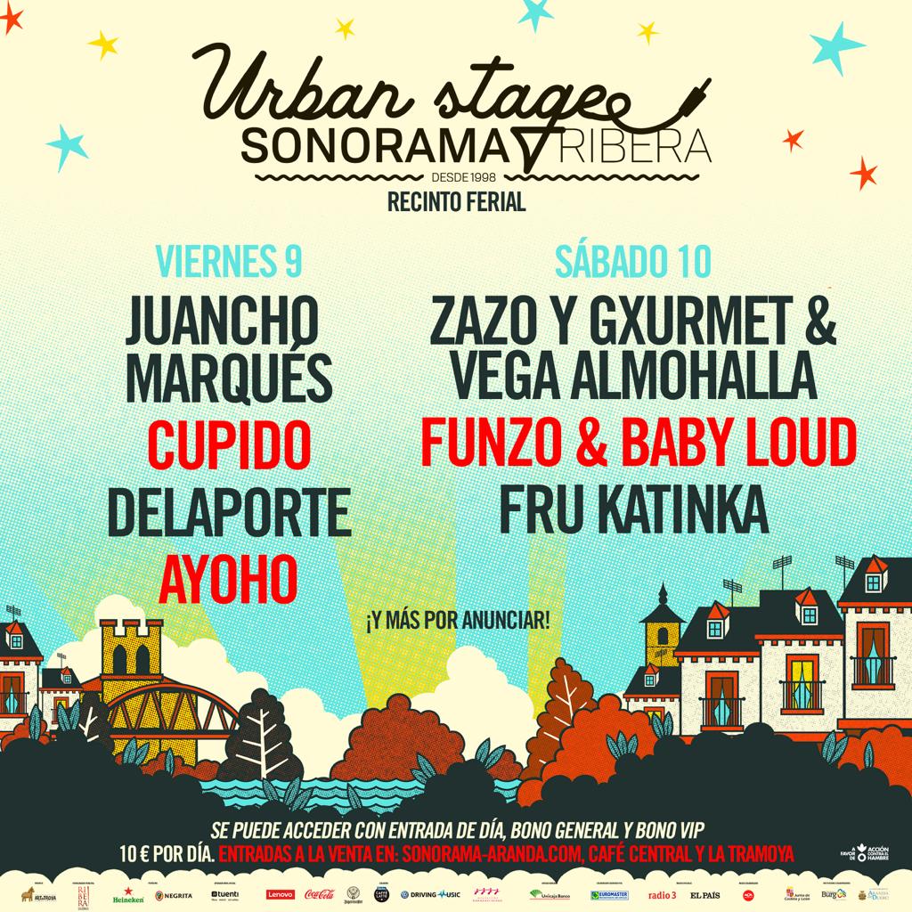 sonbuenos's tweet photo. 🎉 CONFIRMACIONES 🎉 @ayohomusic se suman al cartel del @sonoramaribera (Aranda de Duero) 🍷 Actuarán el viernes 9 de agosto en el #UrbanStage 🎤🎛️   https://t.co/EKgojkbBil https://t.co/aRbH1V07Vm