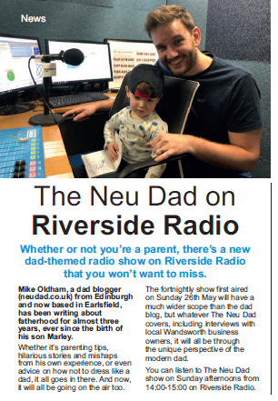 theneudad's tweet image. As featured in Wandsworth Business Connexions magazine. Fame at last!! 
#wandsworth @ThisisRiverside #riversideradio #dadblogger