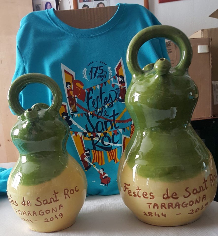 Ja tenim els càntirs, un dels elements més característic de les nostres festes! #SantRocTarragona #175FestesSantRocTarragona