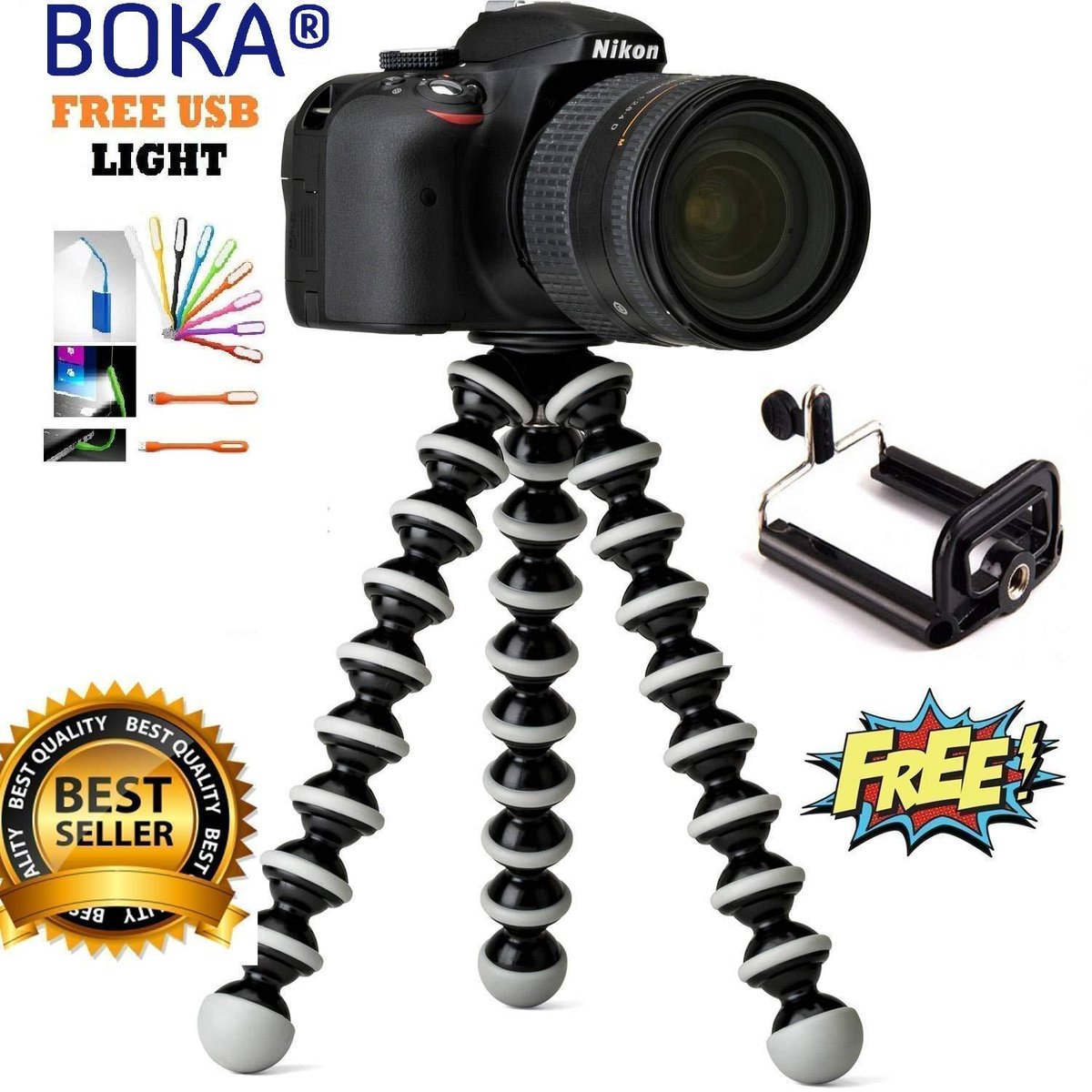 Smartinfo9's tweet image. 👉Flexible Octopus Foldable Tripod for Camera, DSLR and Smartphones with Universal Mobile Attachment... amzn.to/2XRkdKn

👌Amazon&apos;s Choice