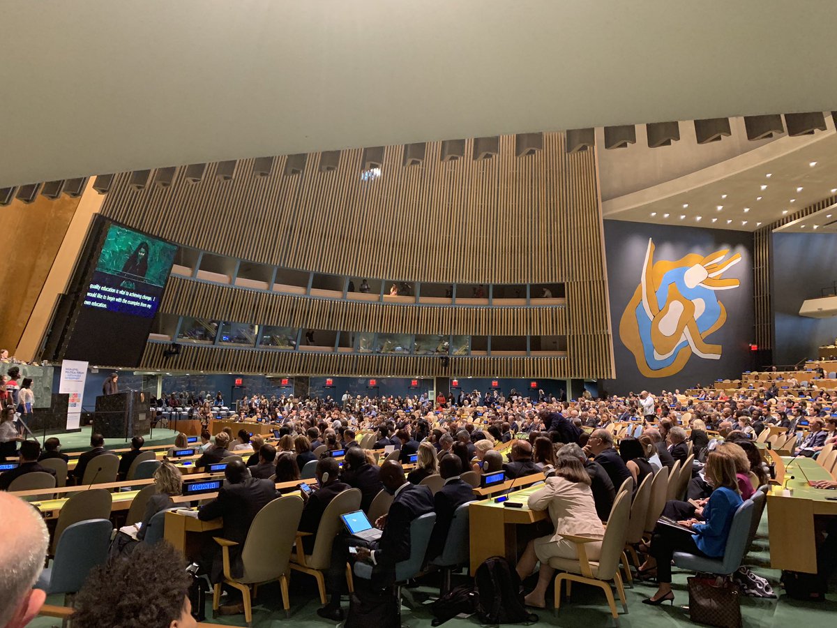 soshea's tweet image. PROUD MOMENTS as our 5 young speakers from around the world delivered a powerful message to leaders @UN #HLPF : include young people as partners to achieve the #SDGs. #GlobalGoals. @unicefchief @UNICEF @NAEducation