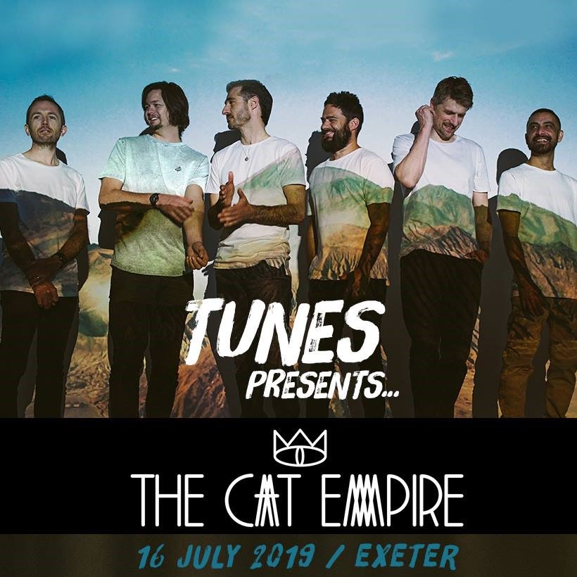 lemongrove's tweet photo. TONIGHT ‼️@thecatempire take to stage! 😺 
Tickets will be available on the door. 🎟️
 #Exeter #ExeterLiveMusic #CatEmpire #ExeterStudentGuild https://t.co/D4yy4nCuSa