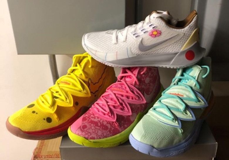 spongebob squarepants x nike kyrie collection