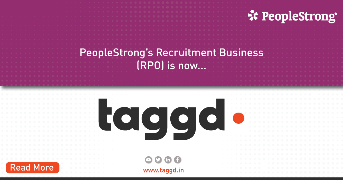 peoplestrong's tweet photo. Your search ends here as we, at PeopleStrong, rebrand our recruitment business to Taggd.
Time to tag Technology, Data Intelligence and Talent Advisory to your permanent hiring needs.
If you are ready to #BeTaggd, explore more, here https://t.co/uAr1FvMEUt
#DigitalRPO https://t.co/xEAXkffHUs