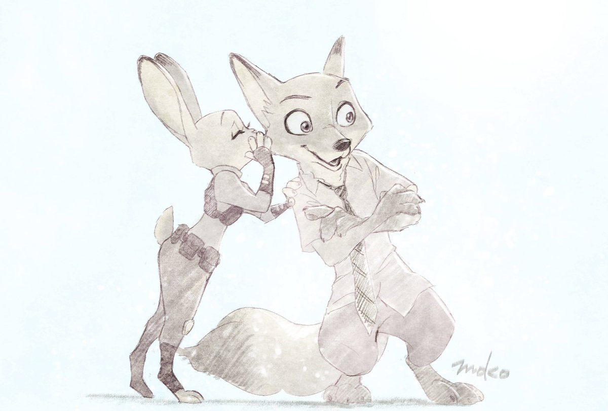 monmokamoko's tweet photo. 🐰🦊 https://t.co/r66cMqFGTD