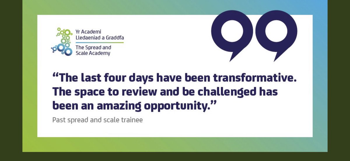 Superb session from @KathrynPerera. Spread isn’t about pilot and roll-out, but instead about ideas that are ACE! If you’re from NHS Wales and are interested in spread take a look at shapingourfuturewellbeing.com/spread-scale/ for info about our Spread &amp; Scale Academy #Amplify2025 #quickplug <a href="/CV_UHB/">Cardiff and Vale University Health Board</a>