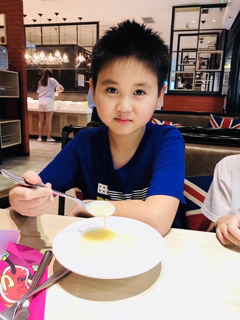 The happiest thing is to grow up with you.