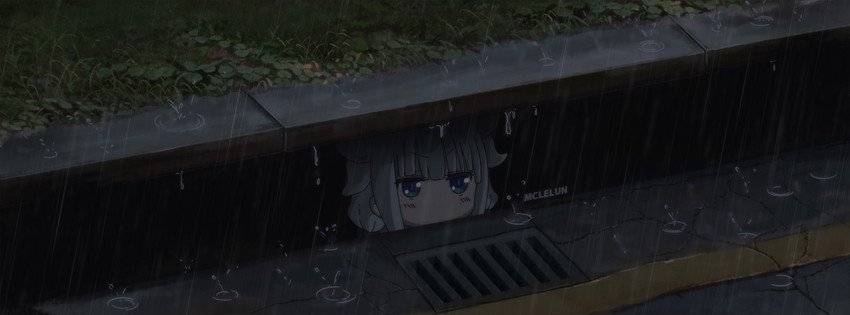 She's hiding until the horny people are gone.