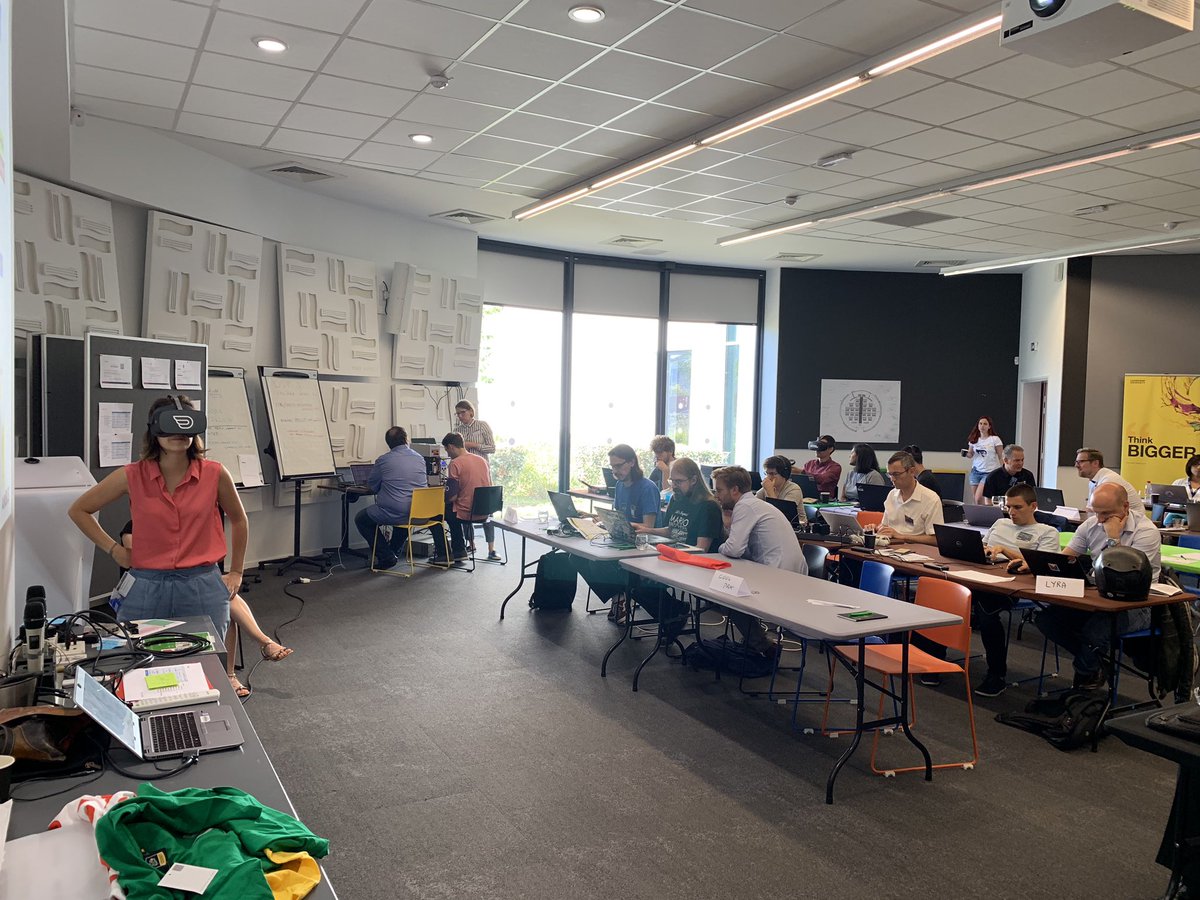 .<a href="/Airbus/">Airbus</a> #hackathon going strong! System integration underway #B2C #digitalplatform