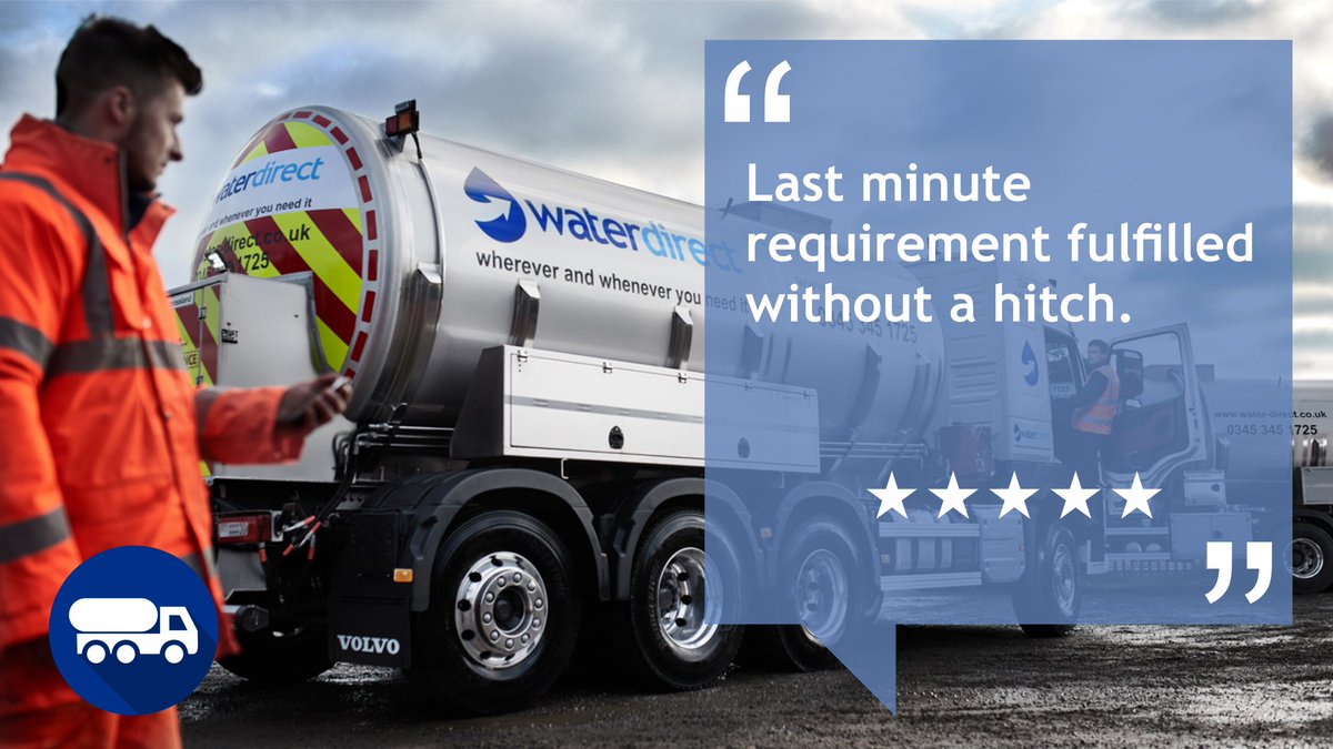 waterdirect's tweet photo. We love seeing great customer feedback. For over 23 years we have provided last minute water deliveries to a range of different market sectors and we continue to demonstrate our unmatched experience and expertise.
https://t.co/mWe81f7tRv https://t.co/JmLwm2ikse