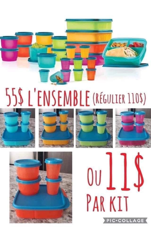 TupperwareCKS's tweet image. Préparation des dîners pour les petits et les grands, #mégasolde à seulement 55$ pour l'ensemble. 
Livraison au Canada: schristine.my.tupperware.ca
#rentréescolaire, #mompreneur, #encouragerlocal, #sansdéchets #Écolo
