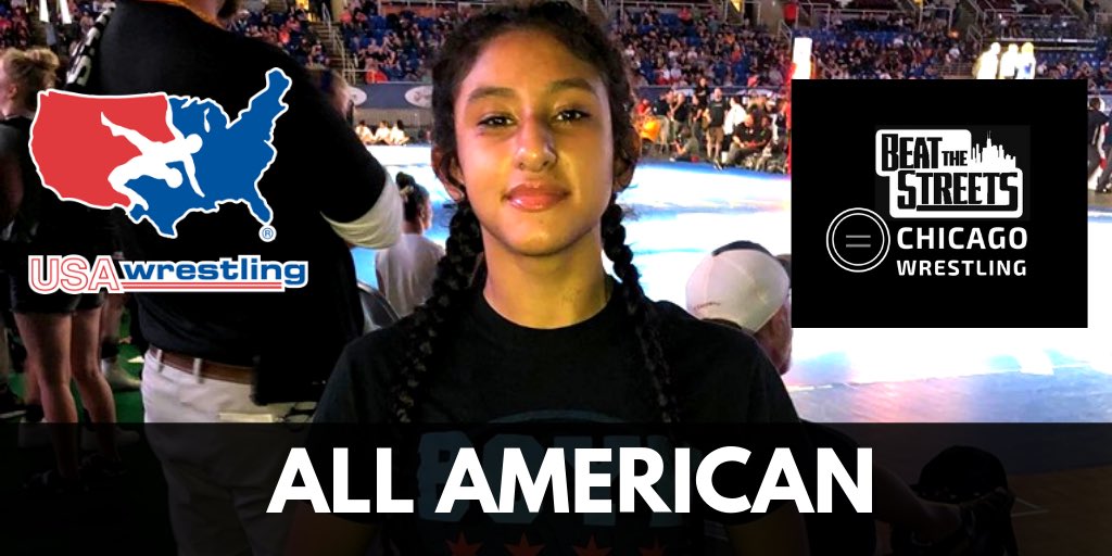 BTSCHICAGO1's tweet photo. Congratulations Kaila Del Toro 5th Place @asics Vaughan Cadet National Championship @btschicago @taftwrestling ALL AMERICAN #wrestling #freestylewrestling #girlswrestling #womenswrestling #asicswrestling #ittakesacity #btschicago https://t.co/9e4A2KWBBI