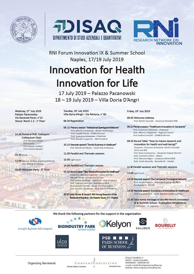 Kelyon (@kelyon) on Twitter photo Da domani saremo, in qualità di partner, all’evento promosso da <a href="/Uniparthenope/">Università degli Studi di Napoli "Parthenope"</a> 'RNI Forum Innovation IX & Summer School' sull’#innovazione in #sanità.
Il nostro CEO <a href="/gcafiero/">Gaetano Cafiero</a> racconterà l'expertise di Kelyon nel trasformare unmet clinical needs in soluzioni #ehealth. Da domani saremo, in qualità di partner, all’evento promosso da <a href="/Uniparthenope/">Università degli Studi di Napoli "Parthenope"</a> 'RNI Forum Innovation IX & Summer School' sull’#innovazione in #sanità.
Il nostro CEO <a href="/gcafiero/">Gaetano Cafiero</a> racconterà l'expertise di Kelyon nel trasformare unmet clinical needs in soluzioni #ehealth.