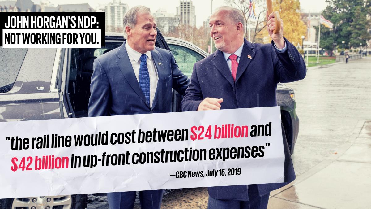 voteBCUnited's tweet photo. 🙋‍♀️ Hands up if you agree: better transportation for growing BC communities — and replacement of the Massey Tunnel – should come before the Horgan NDP’s plan to blow billions of YOUR money on a train to Seattle. The NDP need to get their priorities straight. #bcpoli https://t.co/pizxbceqq4