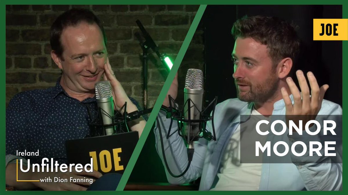 This week's Ireland Unfiltered is with <a href="/ConorSketches/">Conor Moore</a>. Know Conor pretty well from his time at JOE but what he has achieved in the last 18 months is incredible - youtube.com/watch?v=WfQpWU…