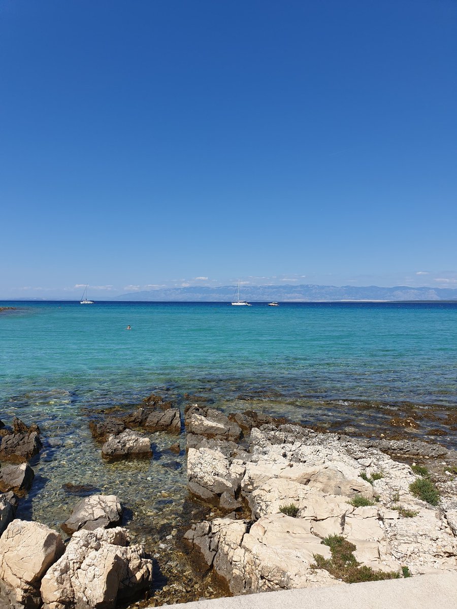 HAEC_Croatia's tweet photo. Cultural tour of Silba ending in a swim on a fantastic beach. Final day  on Silba returning to the mainland on 05:50 ferry tomorrow. https://t.co/a0yEIWdIAo