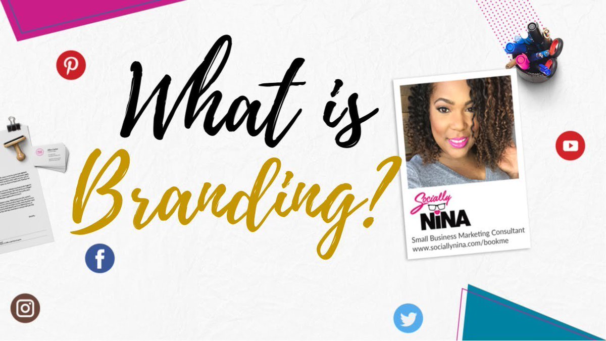 flowerpowahgirl's tweet photo. Branding for Creative Entrepreneurs - What is Branding? #branding #brandyourbusiness #personalbranding #PinkBossClub #PinkBoss #SociallyNina https://t.co/4D3KeBdnQW https://t.co/aAcpDytTQJ