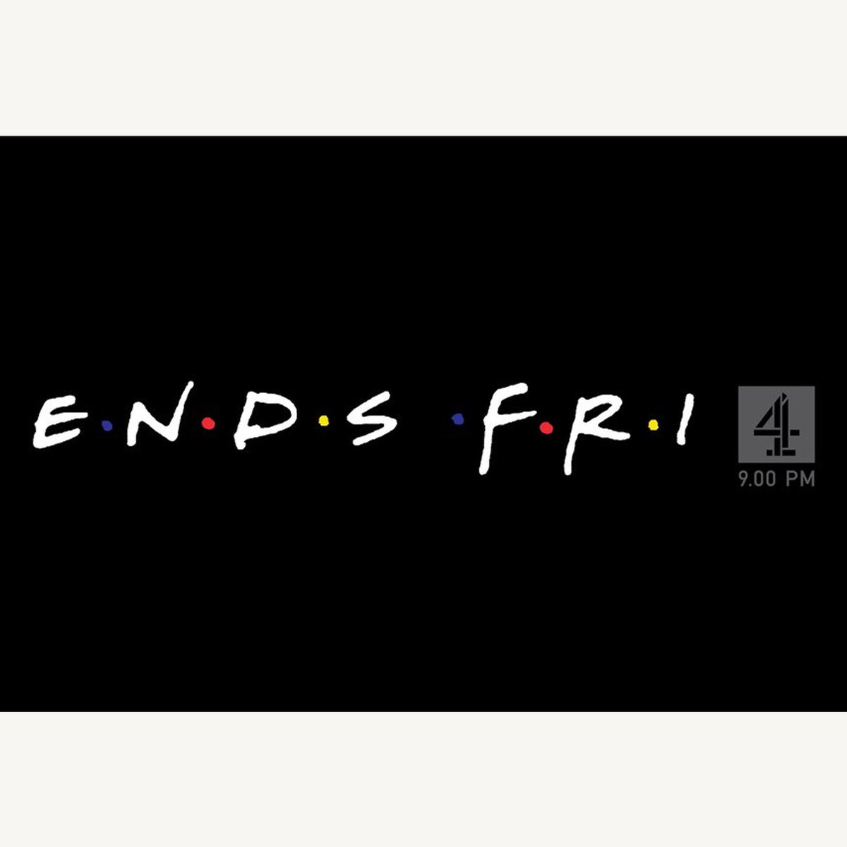 AdamArtDirector's tweet photo. #properPurePoster
#ProperPureAds
A poster announcing the last episode of Friends. https://t.co/Vd8xYnwFPP
