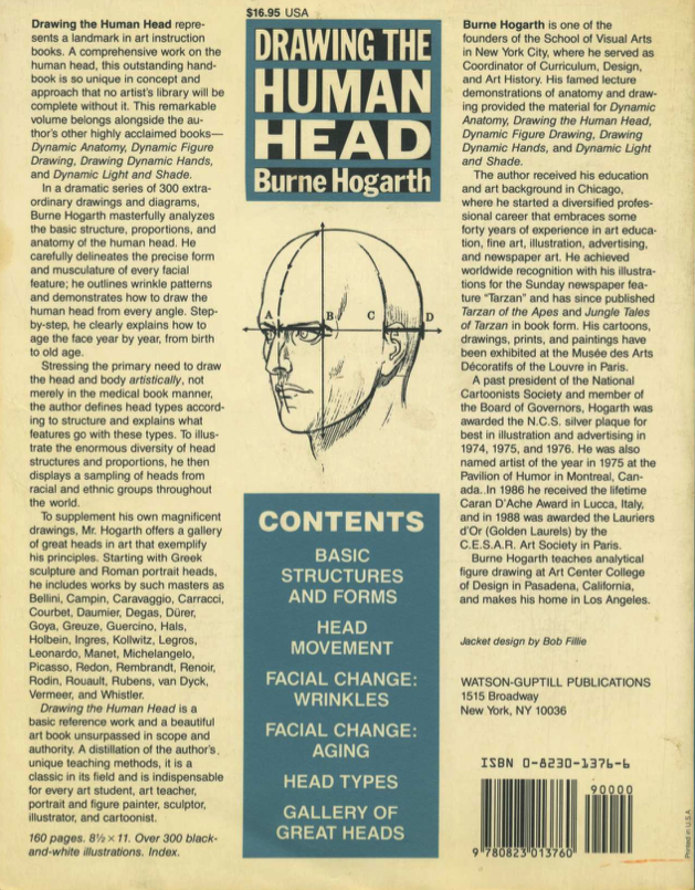 curionauts's tweet photo. Drawing the Human Head by Burne Hogarth, 1965. https://t.co/ijPJVrKDbC