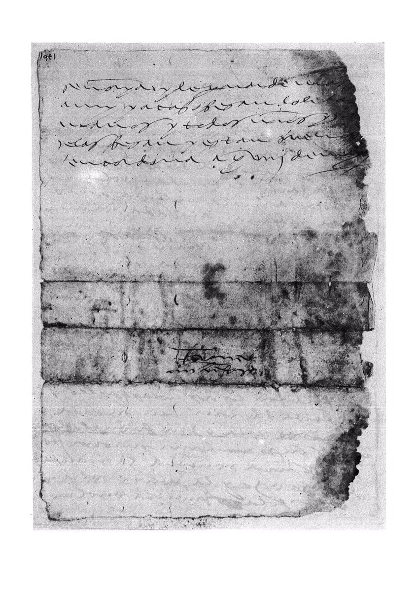 Carta de Isabel la Católica a Fernando el Católico (una de las dos que de conservan). Le da gracias por interesarse tanto por su salud, diciéndole que se le quitó la calentura, y ya está bien, le pregunta sobre sus planes acerca del cerco de Loja, le dice que los hijos están bien