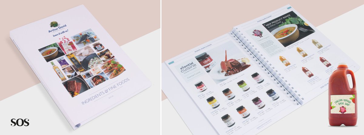 SOS Design (@sosdesign_) on Twitter photo Delighted with this new project for our #foodservices client <a href="/ArthurDavidFWS/">Arthur David</a>. A real authoritative & informative brochure, 212 pages packed full of glorious food brands & products! Canadian Bound with concealed wiro for ease-of-use and slick finish. #branddesign #print Delighted with this new project for our #foodservices client <a href="/ArthurDavidFWS/">Arthur David</a>. A real authoritative & informative brochure, 212 pages packed full of glorious food brands & products! Canadian Bound with concealed wiro for ease-of-use and slick finish. #branddesign #print