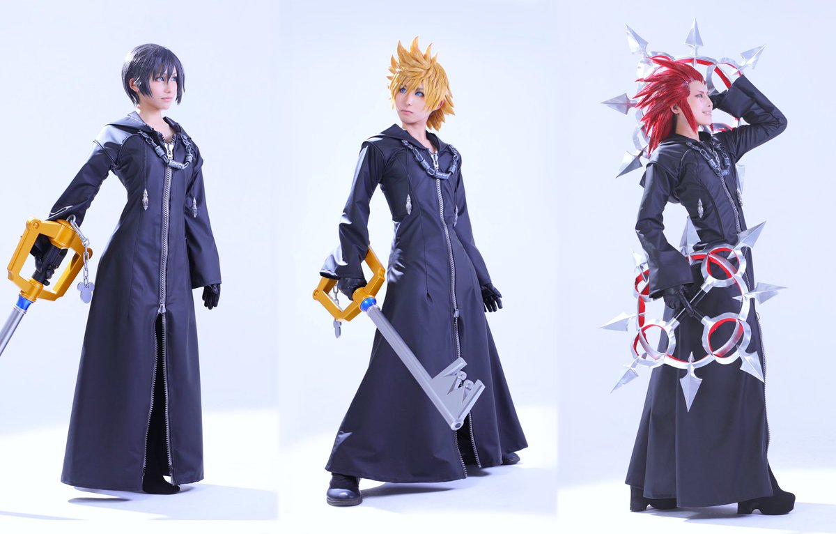 ma_san_YP's tweet photo. 【cos* KINGDOM HEARTS】

VIII
XIII
XIV...

＿＿＿＿＿＿＿＿＿＿＿＿＿＿
ROXAS：MASAN
AXEL：YURI
XION：AKABANE
P：TK

フィギュアみたいにかっこよく撮って頂きました！🥳 https://t.co/YQNdaI0FHg