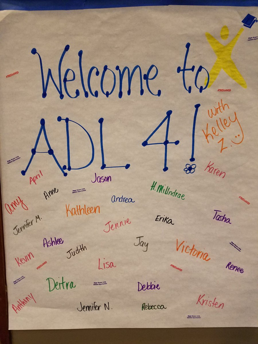 Time for day 2 of awesome <a href="/AVID4College/">AVID</a> <a href="/AVIDEasternDiv/">AVID EasternDivision</a> learning with <a href="/MCSBluehawks/">M.C. Smith Elementary School</a> and <a href="/JHSBluehawks/">JHS Bluehawks</a> educators.