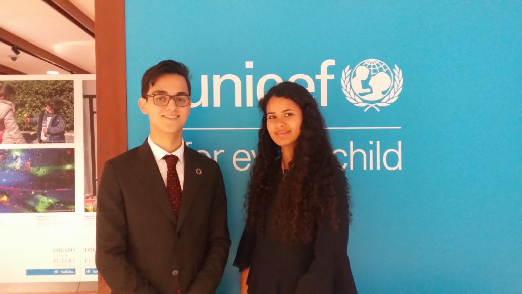 NASDubai_GC's tweet image. We are so proud of our @NAEducation students Ilike from @PBISLibus and Emil from @NASDubaiSchool we will speak at the UN General Assembly today! #NAEUNICEF #sdg4 #sdg16