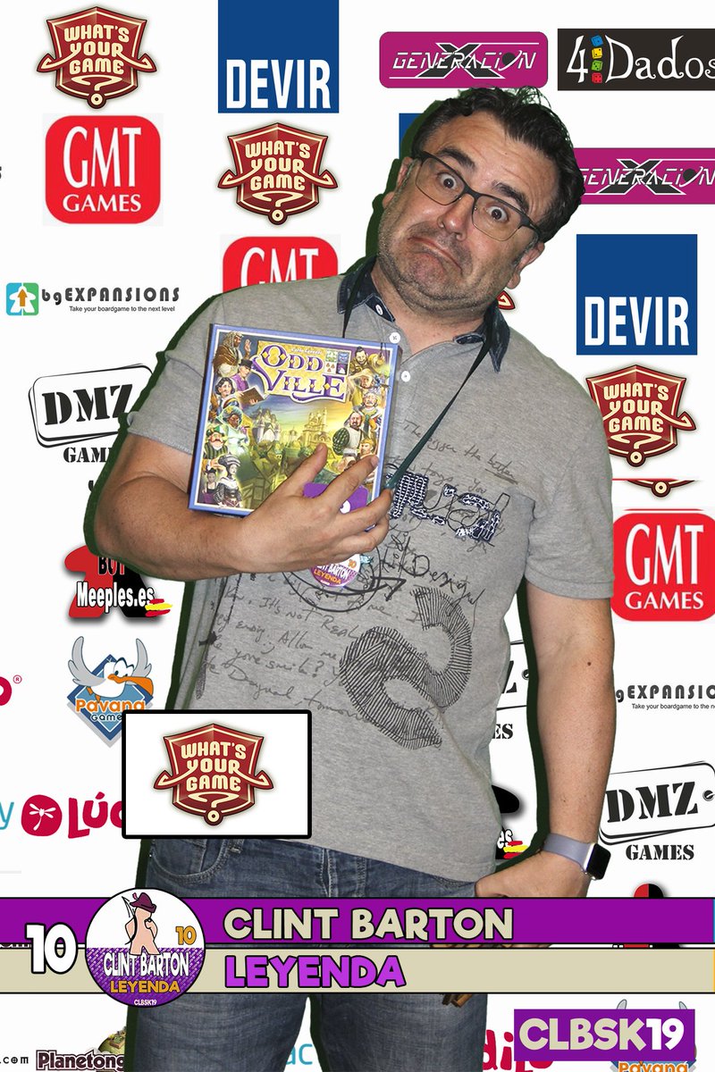 clbsk's tweet photo. Clint Barton es otro de los veteranos que se llevó un magnífico juego cedido por @WhatsYourGameEU que por primera vez se incorporaron a los #PATROCINADORESCLBSK.
Un millón de gracias por vuestra generosidad.
#CLBSK19
#CLBSK
@TETOCAMOVERATI https://t.co/01AwNACoNC