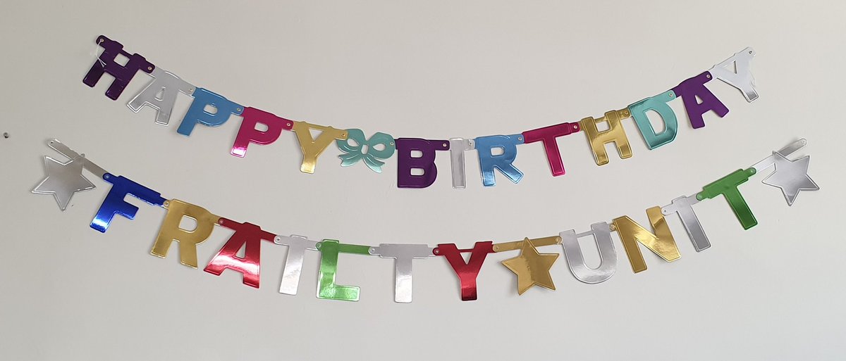 Today marks the First Birthday of our Frailty Unit on Ward 23 <a href="/barnshospital/">Barnsley Hospital</a> The Team would like to thank everyone for all their support over the last year, we're so very proud of everything we have achieved #frailtyeverybodiesbusiness #frailtymdt #barnsleyisbrill