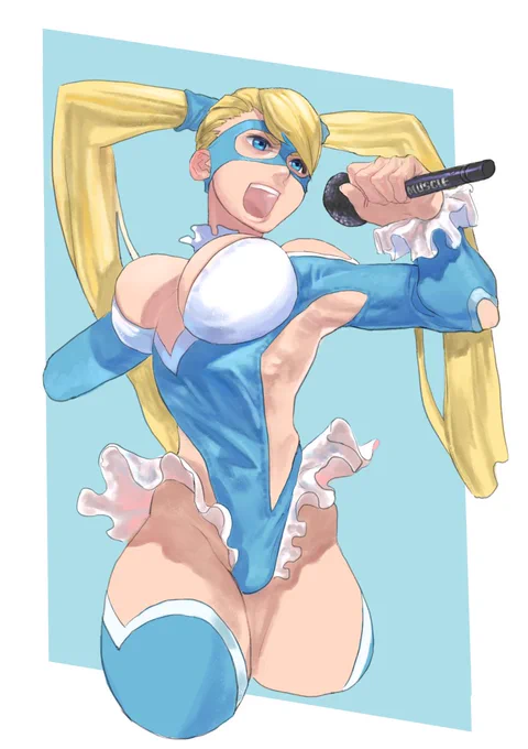 レインボー・ミカ / R.MIKA

#格ゲーキャラ描こうぜ 
#StreetFighterv 