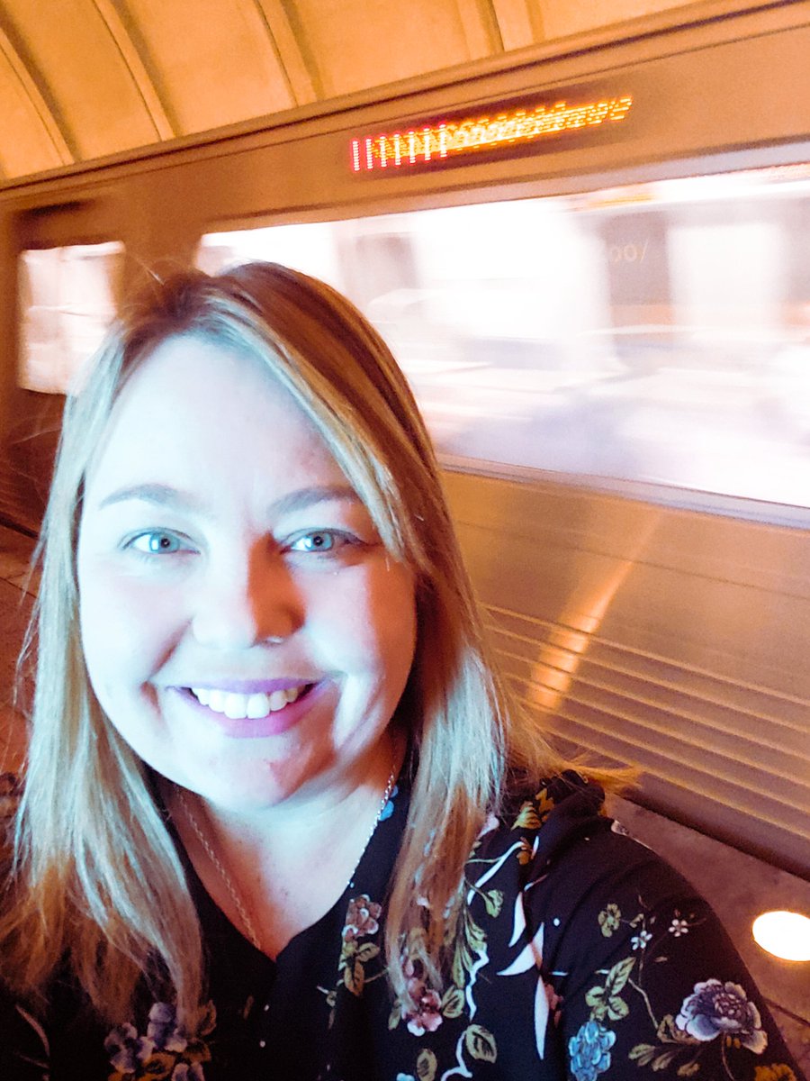 Oh how I love being able to take the Metro to work. Ready for Day 2 of #NSPRA2019 in Washington, D.C.