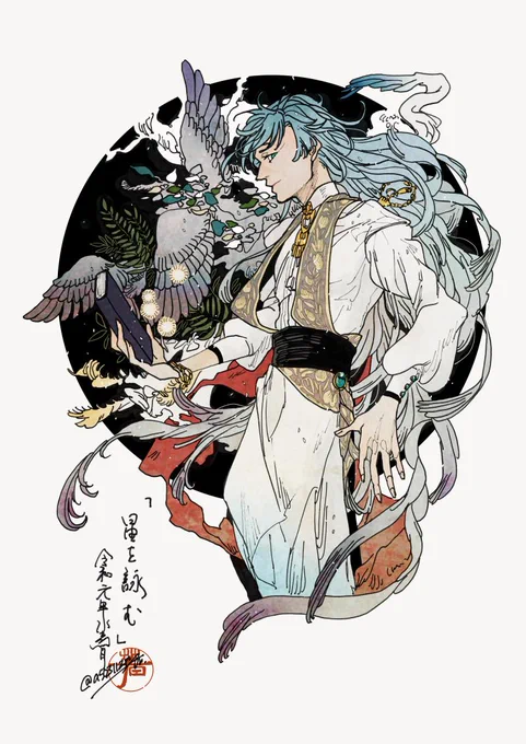 skebにてご依頼頂きました絵をこちらにも◎季節柄、紫陽花の描写された絵をご希望の方が多かったのですが、どれも大変楽しく描かせていただきました!重ねまして、みなさまありがとうございました〜 