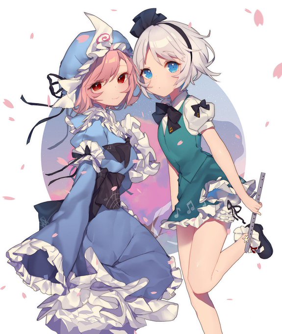 西行寺幽々子のtwitterイラスト検索結果 古い順